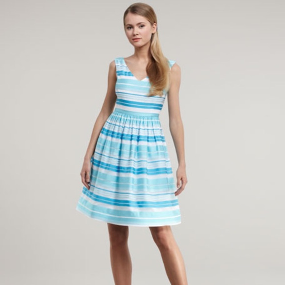 Silk Kiera stripe Dress